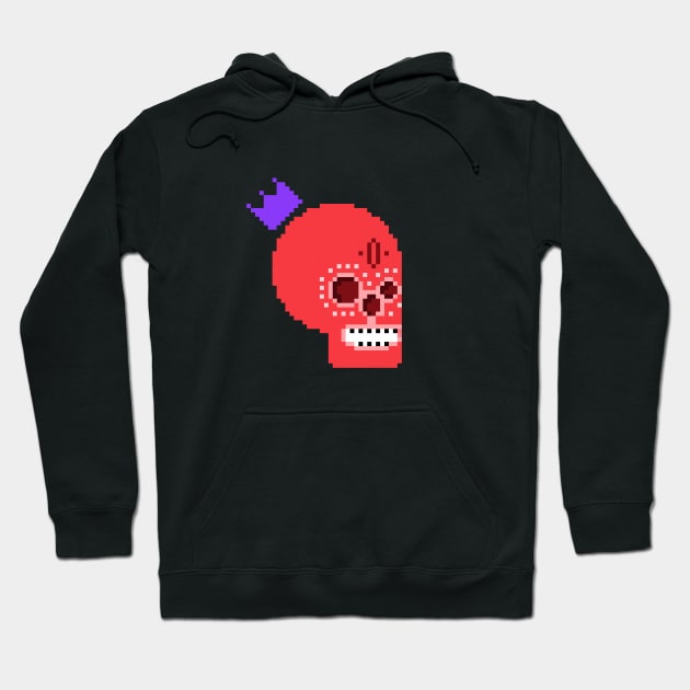 Pixel skull Hoodie by jsein28